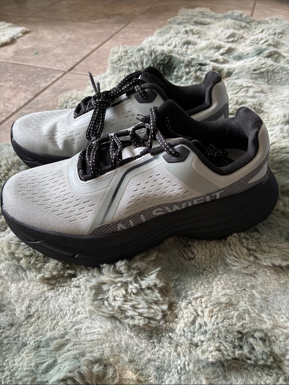 Women’s Athletic Running Shoes - gray and Black